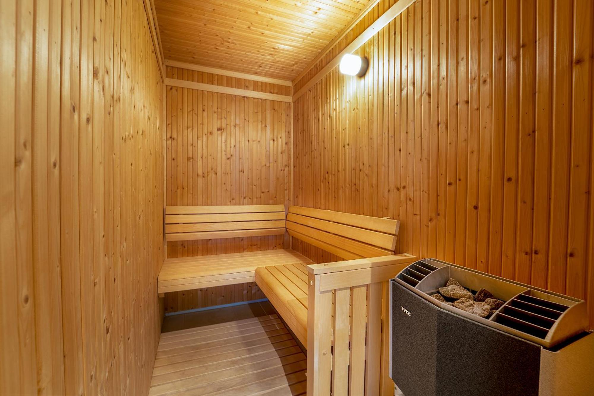 그랜드 하얏트 도하 호텔&빌라 외부 사진 A modern Finnish sauna