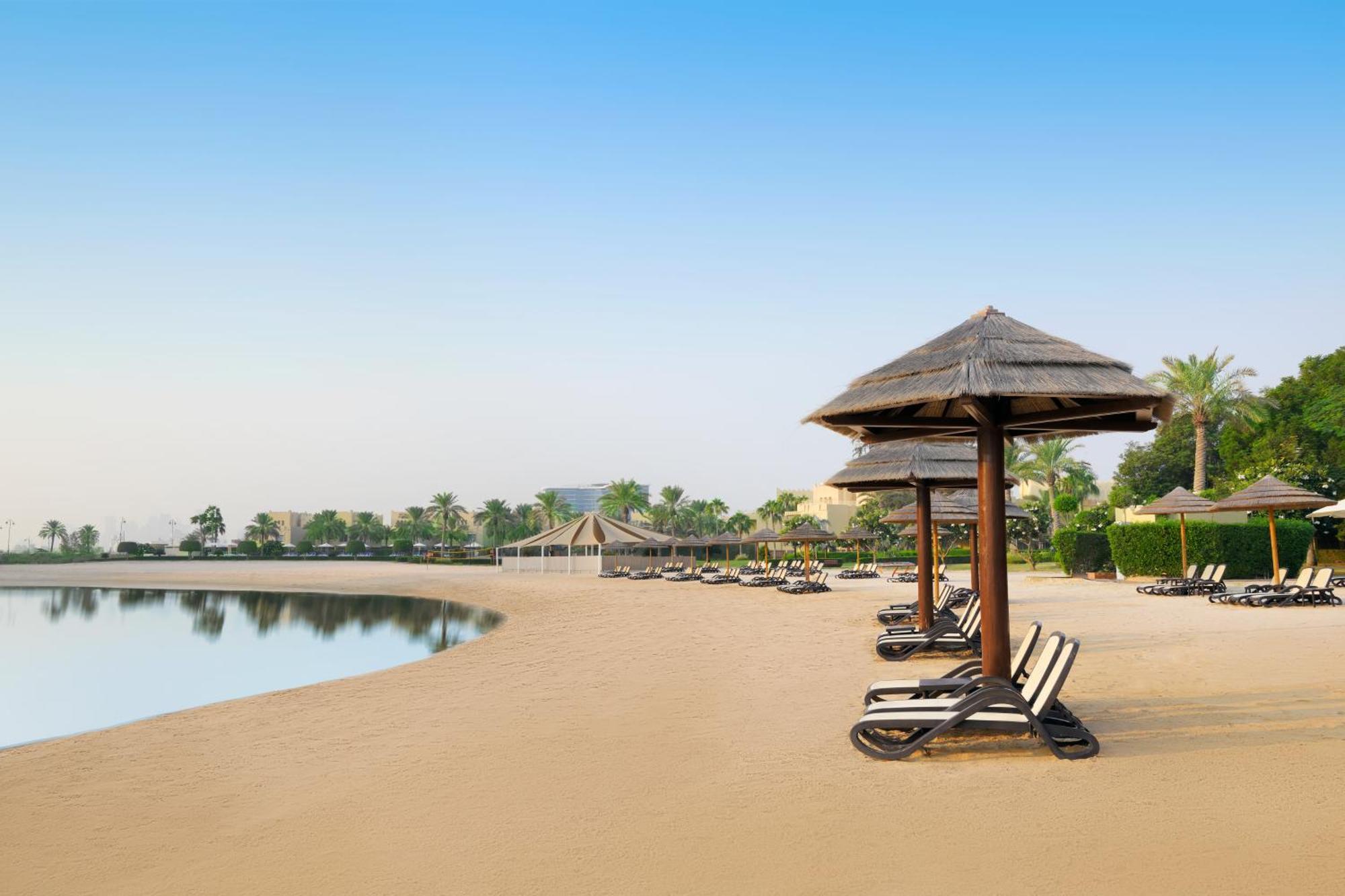그랜드 하얏트 도하 호텔&빌라 외부 사진 Beach at Jumeirah Creekside