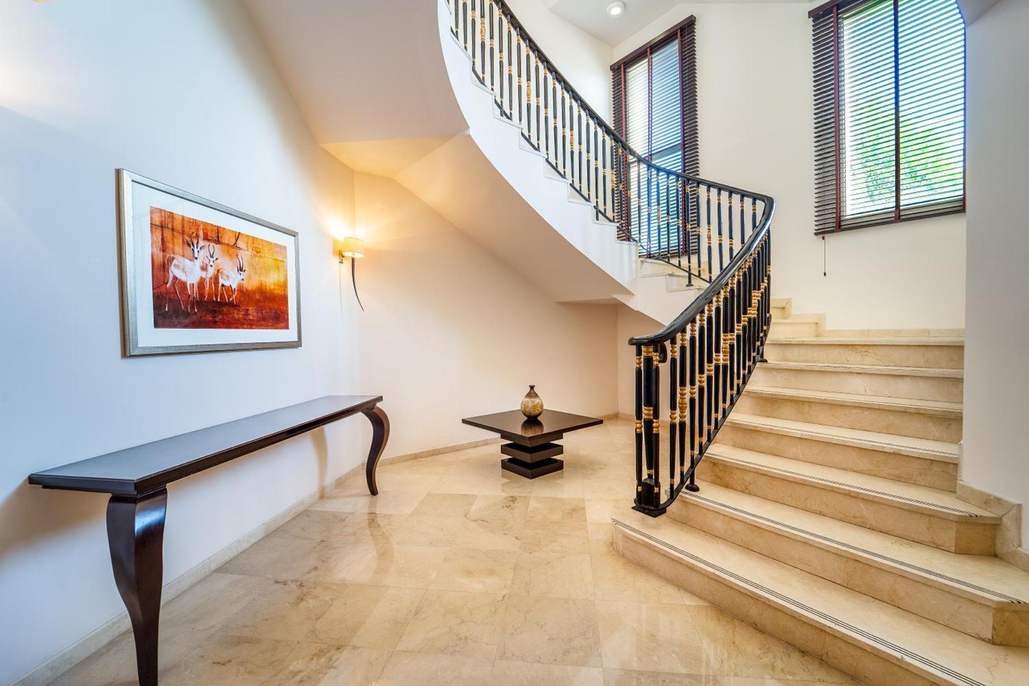 그랜드 하얏트 도하 호텔&빌라 객실 사진 Marble flooring
